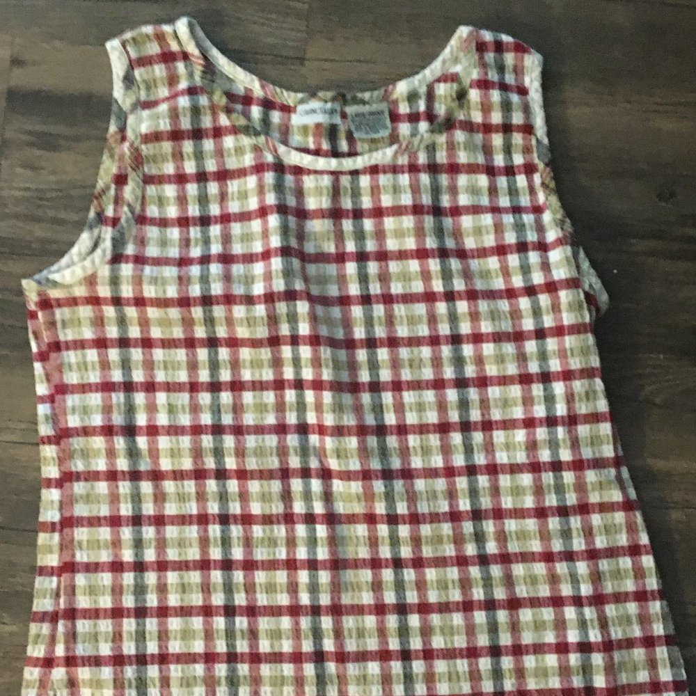 Checkered, Tank Crop Top
